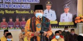 Gedung LKA Desa Menaming Diresmikan, Bupati Rohul : Semoga Kegiatan Adat Semakin Optimal