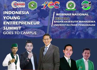 Sandiaga Uno Hadir Sebagai Pembicara Webinar Nasional Oleh BEM UPP