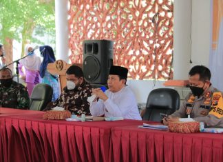 Ikuti Instruksi Presiden RI Terkait PPKM, Bupati Rohul Gelar Rakor Bersama Forkopimda