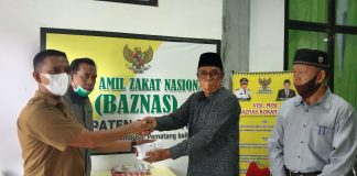 Sempat Viral Tinggal di “Gubuk Derita”, Baznas Rohul Salurkan Bantuan Rp 42 Juta