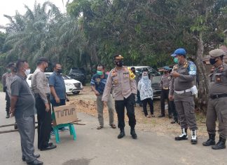 Masuk Zona Merah, Wakapolres Rohul Pastikan Objek Wisata Ditutup Dengan Gelar “Road Show”