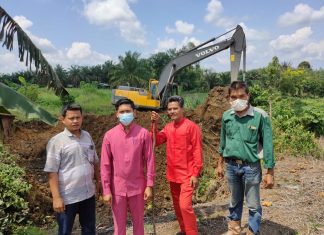 Komitmen Cegah Karhutla, PT SLL Bangun Embung Air