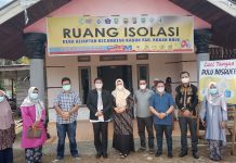 Ruangan Isolasi Desa Aliantan Terlihat Mewah dan Bersih, Plh Bupati Rohul Beri Apresiasi
