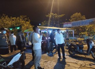 Gelar Operasi Yustisi, Wakapolres Imbau Pelaku Usaha “TUTUP” pukul 22.00 WIB
