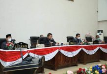 DRPD Rohul Sampaikan Hasil Reses Dalam Paripurna, Plh Bupati : Anggaran Banyak Terpotong Untuk Penanganan Covid-19