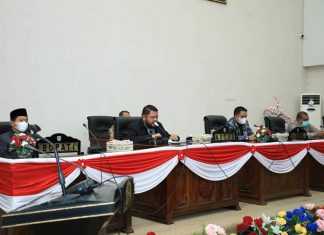 DRPD Rohul Sampaikan Hasil Reses Dalam Paripurna, Plh Bupati : Anggaran Banyak Terpotong Untuk Penanganan Covid-19
