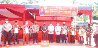 Kunker Ke Tambusai, Plh Bupati Rohul Ajak Masyarakat Tak Takut Divaksinasi