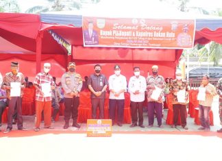 Kunker Ke Tambusai, Plh Bupati Rohul Ajak Masyarakat Tak Takut Divaksinasi