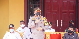 Kapolres Rohul Rutin Gelar Peninjauan Vaksinasi, AKBP Taufiq : Targetkan 1000 Lebih Perhari