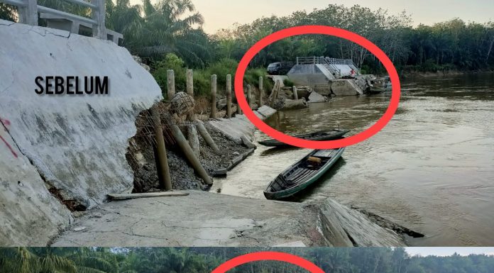Tembok Penahan Tebing di Desa Ulak Patian Kembali Roboh, Masyarakat Semakin Khawatir
