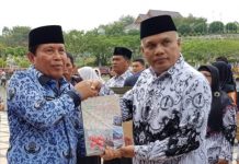 H Sukiman dan H Indra Gunawan Dilantik, Adolf Bastian : Semoga Rohul Menjadi Cemerlang, Gemilang dan Terbilang