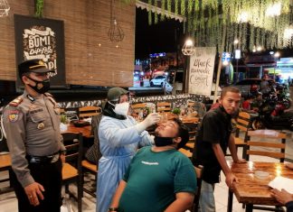 Gelar Operasi Yustisi, Tim Gabungan Satgas Covid-19 Rohul Rapid Anti Gen dan Tegur Masyarakat Membandel