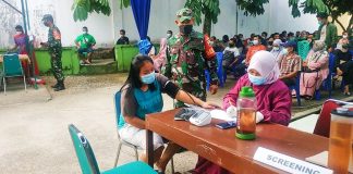 Kapten Arm Alza Ajak Masyarakat Segera Divaksin, Bukan Sakit Lalu ke Dukun