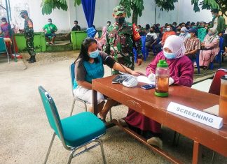 Kapten Arm Alza Ajak Masyarakat Segera Divaksin, Bukan Sakit Lalu ke Dukun