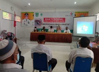Peduli Kesehatan Masyarakat, RS Surya Insani Gelar Baksos Pemeriksaan dan Pengobatan Mata Gratis