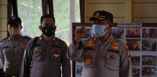 Tinjau Gerai Vaksin dan Posko PPKM, Kapolres Rohul Imbau Masyarakat Terapkan Prokes