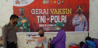 Polres Rohul Gelar Vaksinasi Masal Dosis II, 400 Vial Vaksin Di siapkan