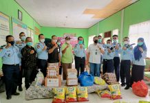 Lapas Pasir Pengaraian Salurkan 100 Paket Sembako