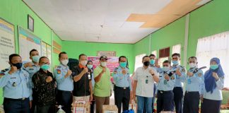 Lapas Pasir Pengaraian Salurkan 100 Paket Sembako