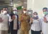 Kadin Rohul Gelar Vaksinasi Bagi Pelaku UMKM, Wabup Beri Apresiasi