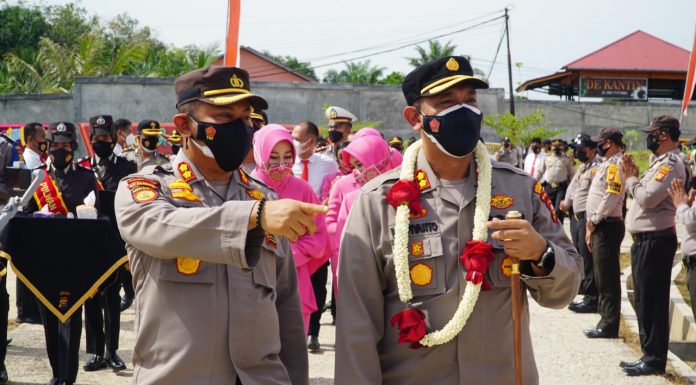Pisah Sambut Kapolres Rohul, AKBP Taufiq Lukman Nurhidayat : Terima Kasih Atas Kerjasama Selama Ini