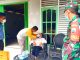 TNI di Rohul Dampingi Tim Medis Lakukan Tracing Contact Pasien Covid-19