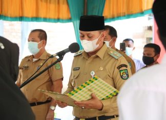 Wabup Rohul Lantik Keanggotaan BPD di Dua Desa