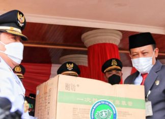 Rohul Terima 18 Paket Bantuan Obat Isoman Dari Presiden RI