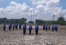PASKIBRAKA Kabupaten Rokan Hulu Berlatih Secara Intensif