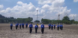 PASKIBRAKA Kabupaten Rokan Hulu Berlatih Secara Intensif