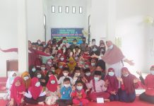 Senyum Bahagia Anak Panti Al Khairiyah dan Tahfidz Yayasan Raudatul Quran Al Uswah Pada Peringatan HUT RI