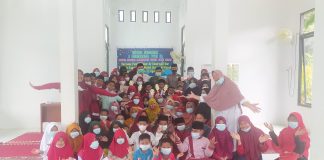 Senyum Bahagia Anak Panti Al Khairiyah dan Tahfidz Yayasan Raudatul Quran Al Uswah Pada Peringatan HUT RI