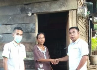 Ditengah Pandemi, Baznas Rohul Salurkan Bantuan Kepada Masyarakat Membutuhkan