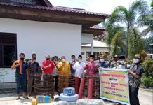 Dorong Kemandirian Masyarakat Ditengah Pandemi, PT SSL berikan bantuan budidaya ikan