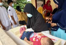 Cegah Stunting, Mahasiswa UNRI Berbagi Makanan Sehat
