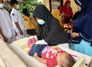 Cegah Stunting, Mahasiswa UNRI Berbagi Makanan Sehat