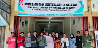 Bersinergi, Kadin dan SAPMA PP Rohul Bantu Pelaku UMKM Saat Pandemi