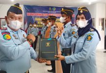 5 Petugas Lapas Kelas IIB Pasir Pengaraian Naik Pangkat
