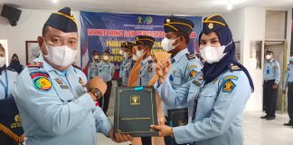 5 Petugas Lapas Kelas IIB Pasir Pengaraian Naik Pangkat