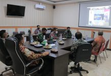 Wabup dan Waka Polres Rohul Ikuti Rakor Bersama Panglima TNI dan Ka BNPB Pusat