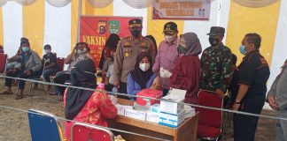 Polres Rohul Kembali Gelar Vaksinasi Massal Bagi Pelajar dan Mahasiswa
