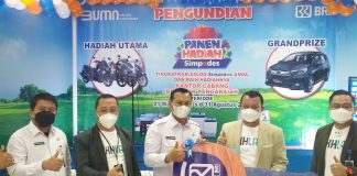 Hadiri Panen Hadiah Simpedes BRI, Wabup : BRI Peduli Terhadap Nasabah
