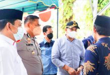 Wabup Rohul dan Wadirkrimum Polda Riau Turut Tinjau Vaksinasi Massal Presisi TNI – Polri
