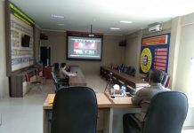 Penanganan Covid-19 di Sekolah, Kapolres Rohul Gelar Rapat Dengan Ratusan Kepsek