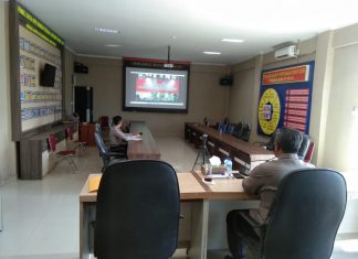 Penanganan Covid-19 di Sekolah, Kapolres Rohul Gelar Rapat Dengan Ratusan Kepsek