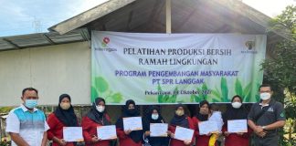 Peduli Alam, PT SPR Langgak Gelar Pelatihan Produksi Bersih Ramah Lingkungan