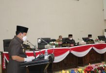 Bupati Rohul Sampaikan Ranperda RPJMD Kabupaten Rokan Hulu Tahun 2021-2026