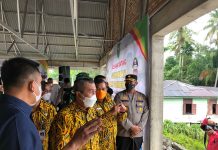 Gubri dan Wagubri Gelar Kunker ke Rokan Hulu, Resmikan Jembatan Sei Siasam