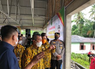 Gubri dan Wagubri Gelar Kunker ke Rokan Hulu, Resmikan Jembatan Sei Siasam