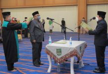 M Zaki Dilantik Sebagai PJ Sekda Rohul